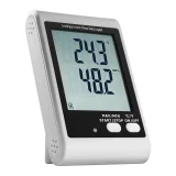 Hő- és páratartalom-mérő, hőmérséklet- és páratartalom-naplózó, mérési tartomány 0–100% relatív páratartalom, -35–70 °C, USB 2