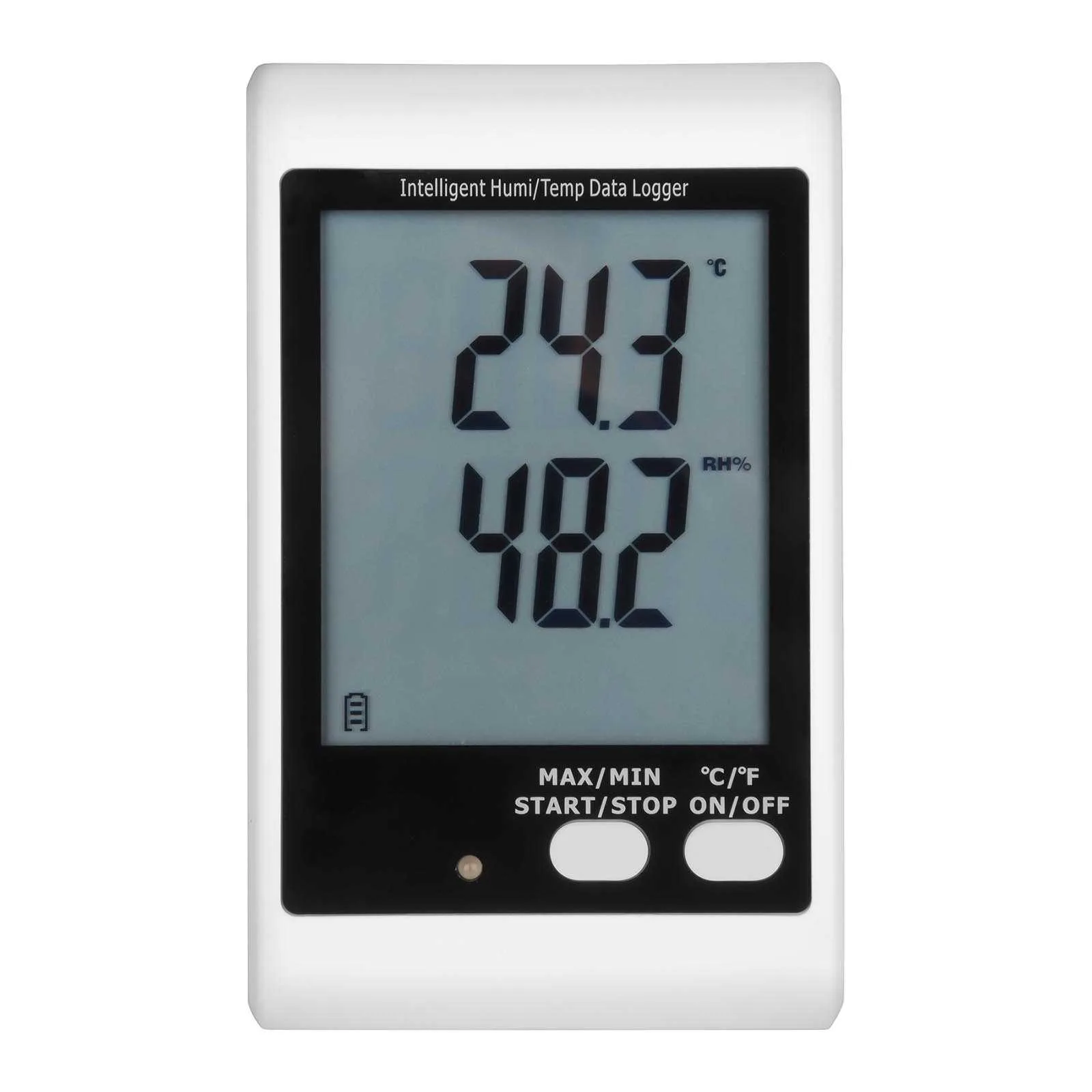 Termohigrometar, zapisivač temperature i vlažnosti, raspon 0–100% RV, -35–70 °C, USB 3