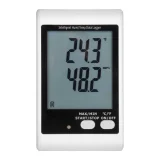 Hő- és páratartalom-mérő, hőmérséklet- és páratartalom-naplózó, mérési tartomány 0–100% relatív páratartalom, -35–70 °C, USB 3