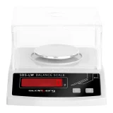 Precíziós laboratóriumi mérleg üvegburával és LED-kijelzővel, 200 g / 0,001 g 3
