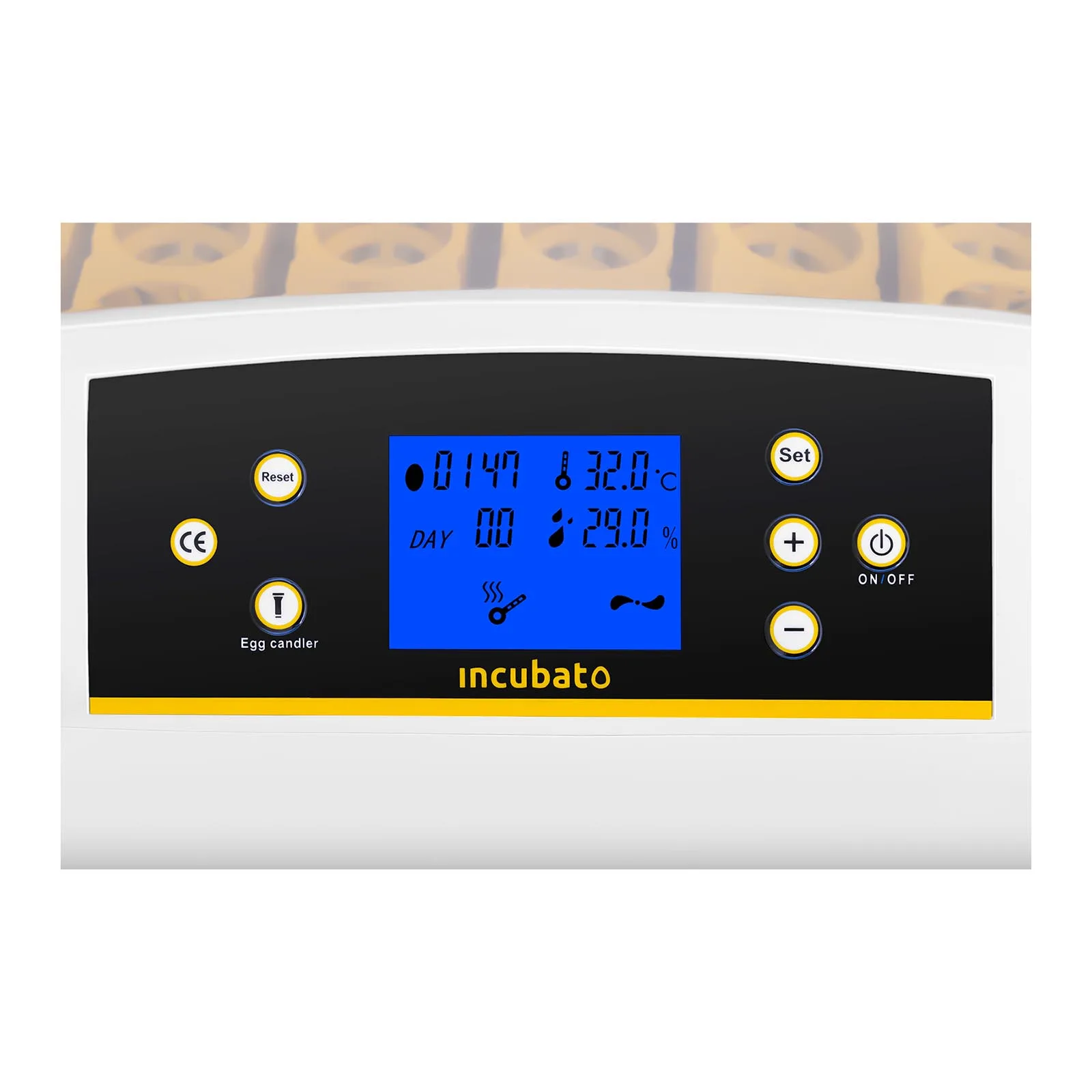 Keltető/kikelőgép 56 tojás keltetéséhez + 90 W-os vízadagoló 4