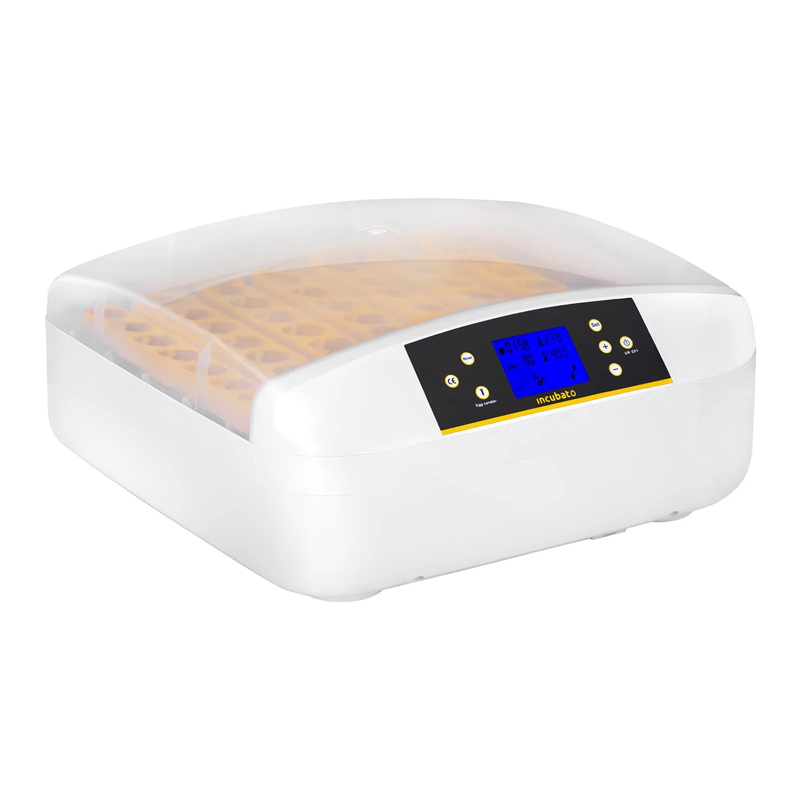 Keltető/kikelőgép 56 tojás keltetéséhez + 90 W-os vízadagoló
