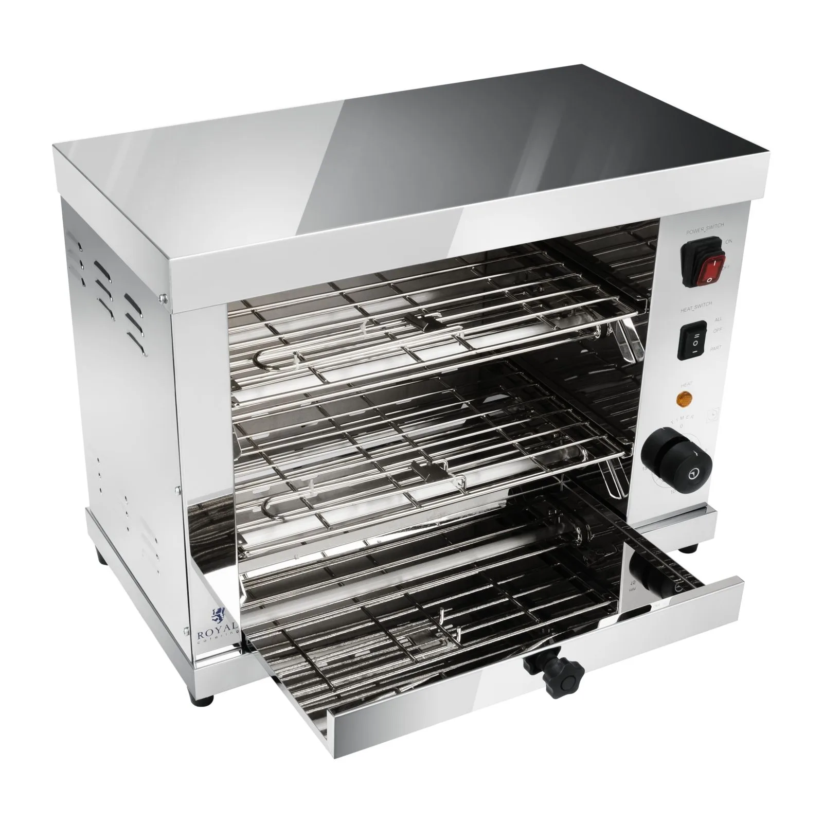 3250 W-os dupla Salamander kenyérpirító 6