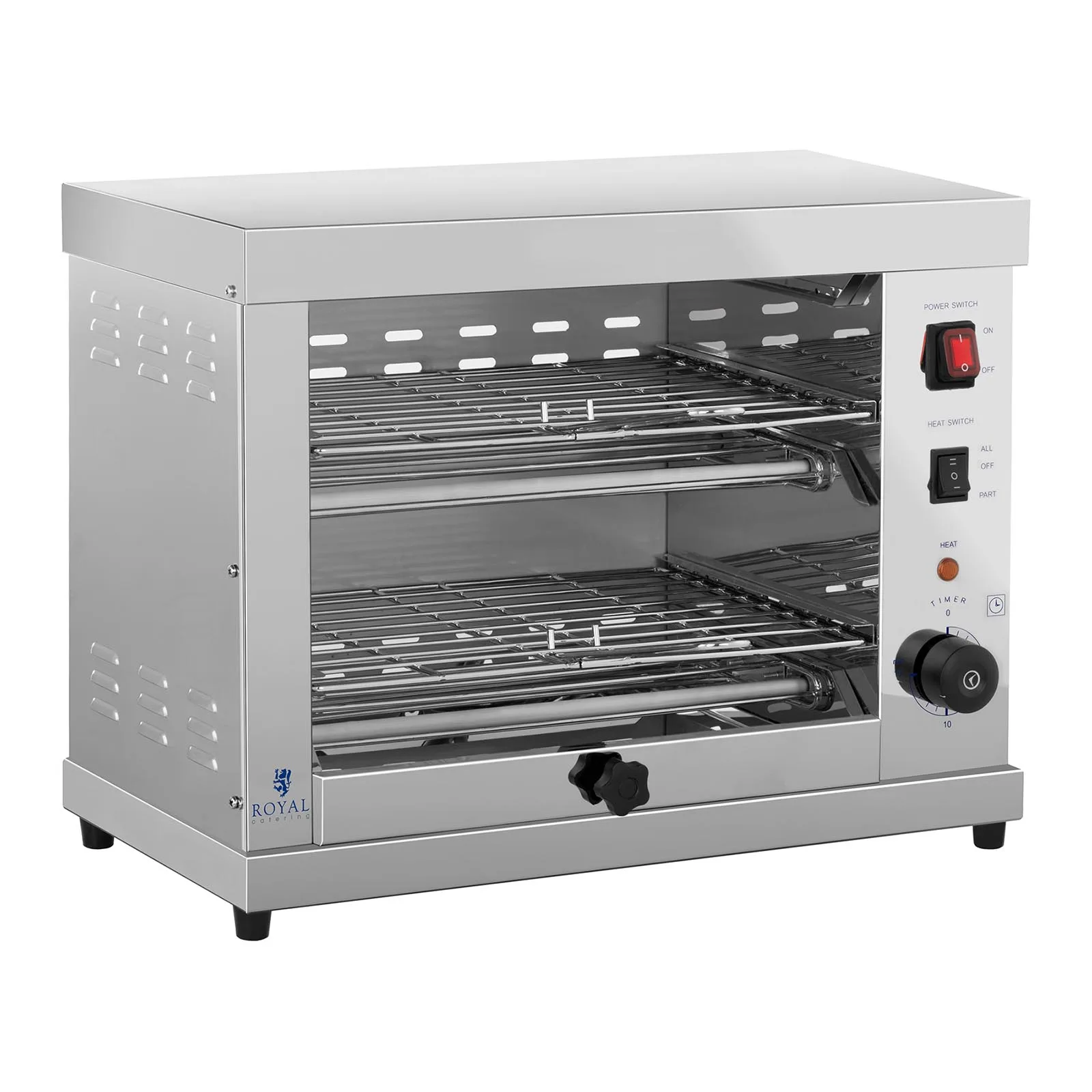 3250 W-os dupla Salamander kenyérpirító