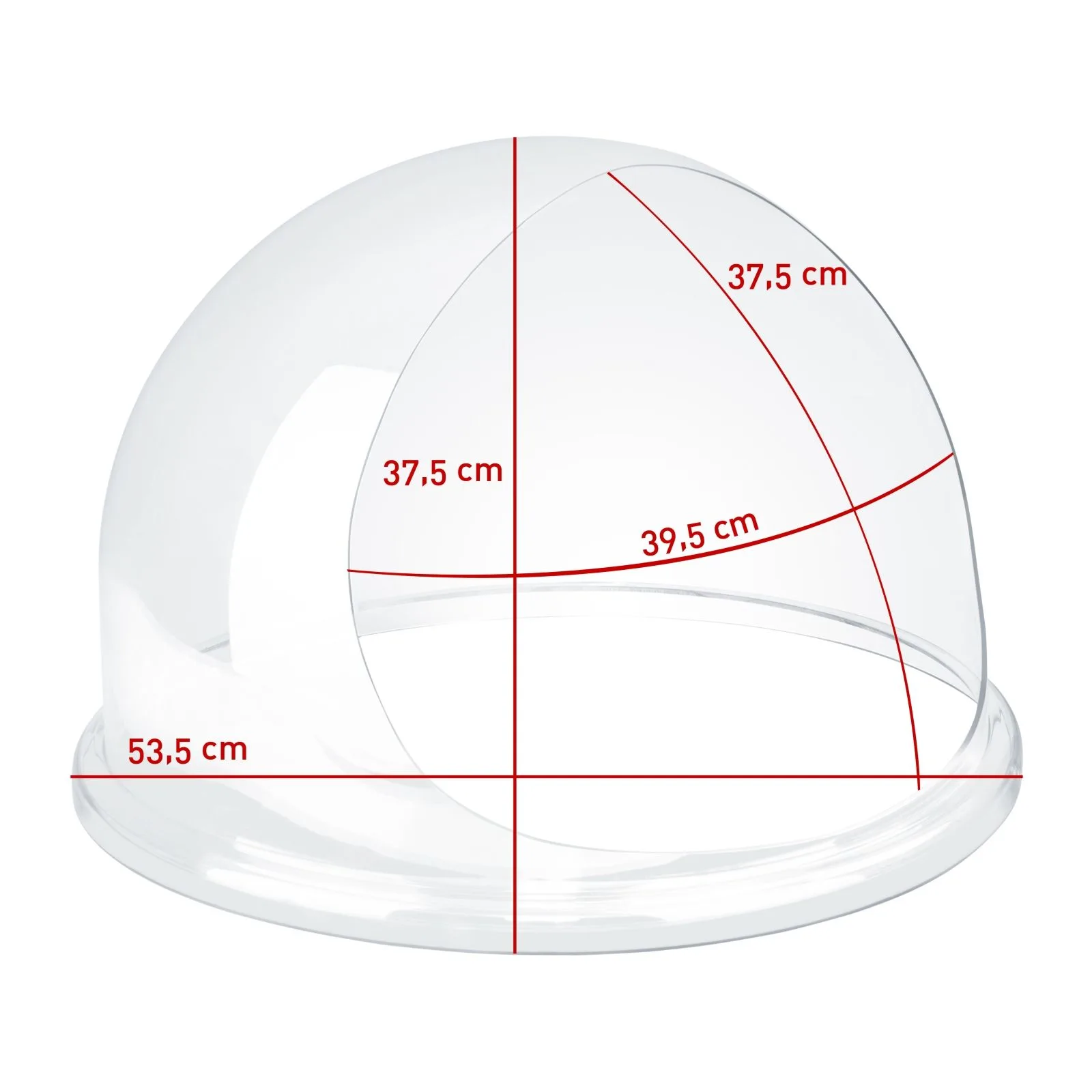 Védőburkolat / árnyékoló 52 cm-es vattacukor-készítő géphez