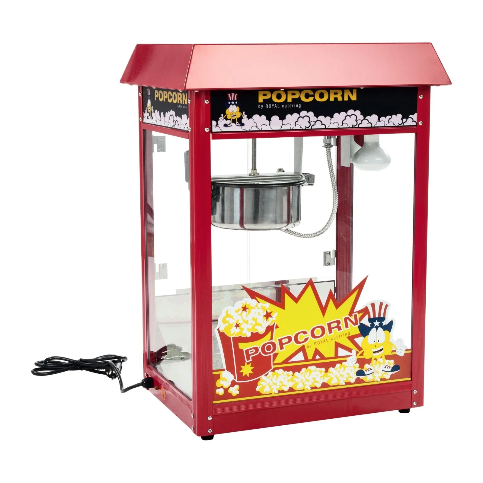 Kerekes kocsival ellátott mobil popcornkészítő 3