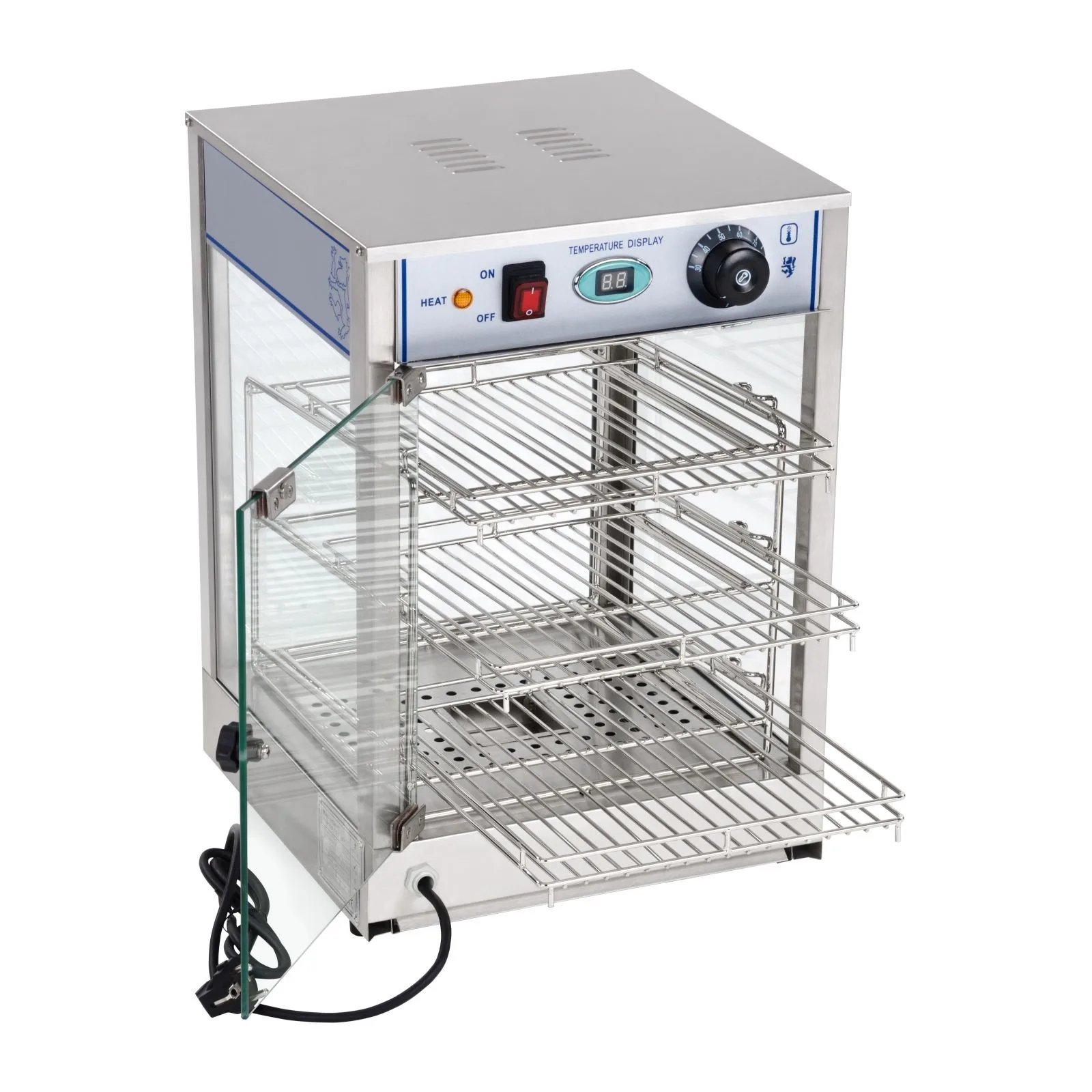 850 W-os hővitrin, szélesség 35,5 cm 4