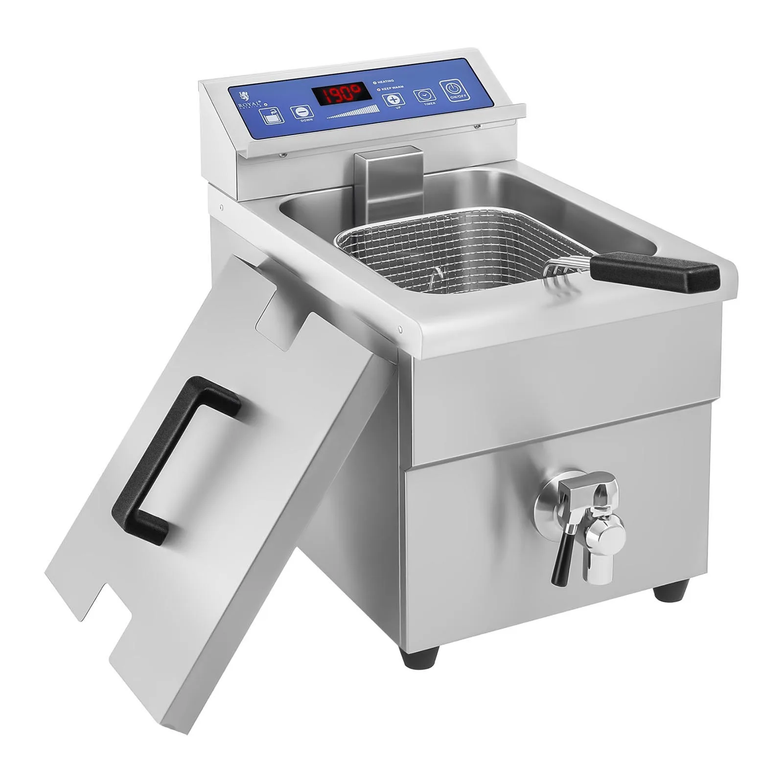 Royal Catering 10 l-es indukciós sütő csapokkal, 230 V 5
