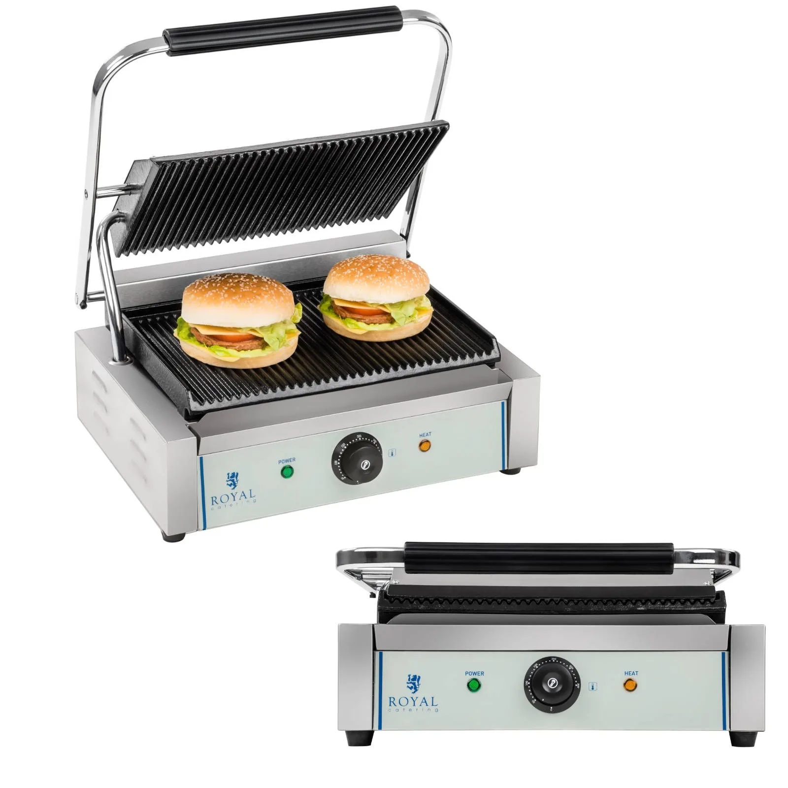 PANINI kétoldalas, barázdált kontaktgrill