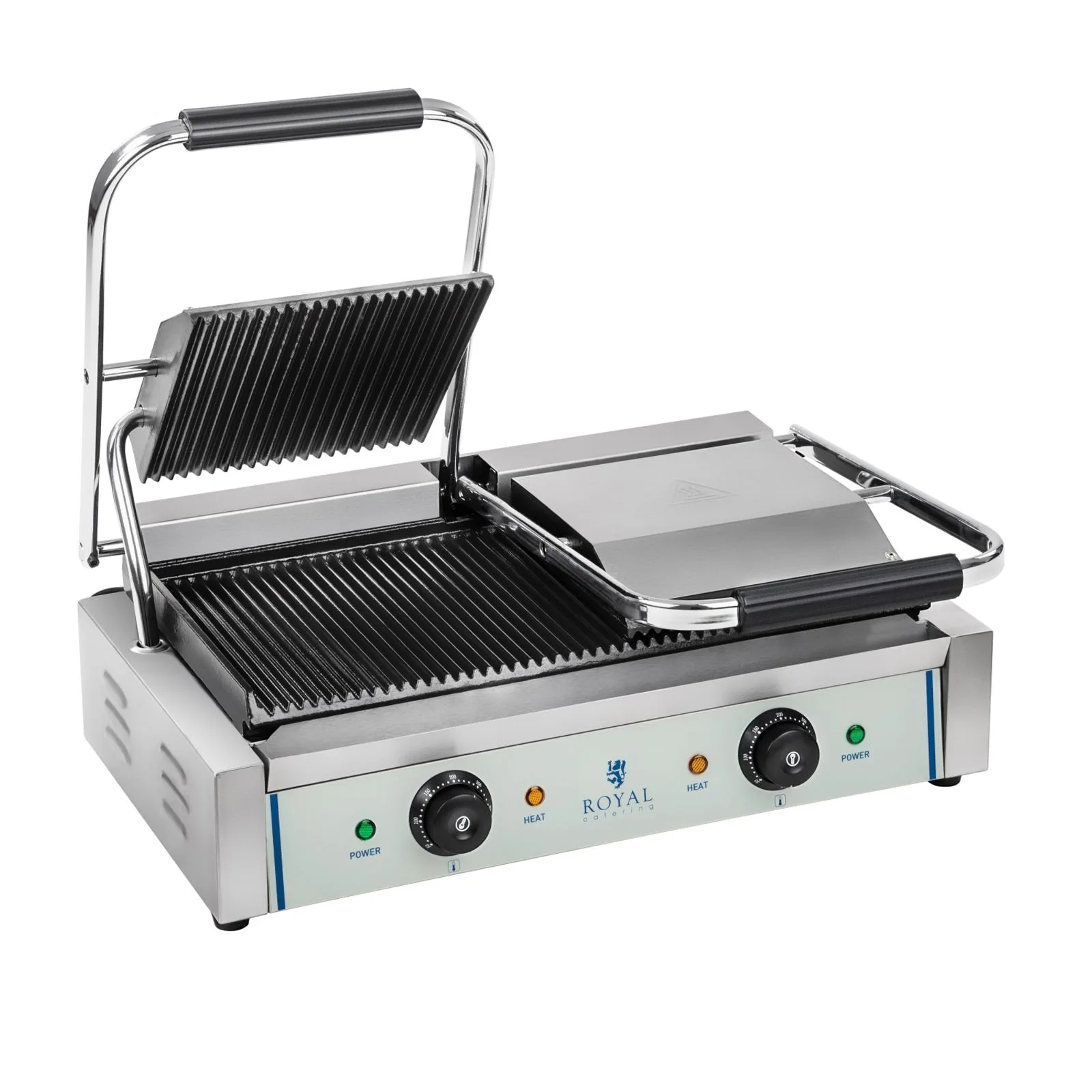 Kétoldalas, barázdált kontaktgrill