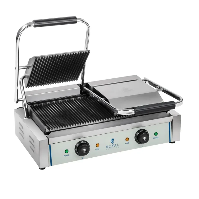 Kétoldalas, barázdált kontaktgrill
