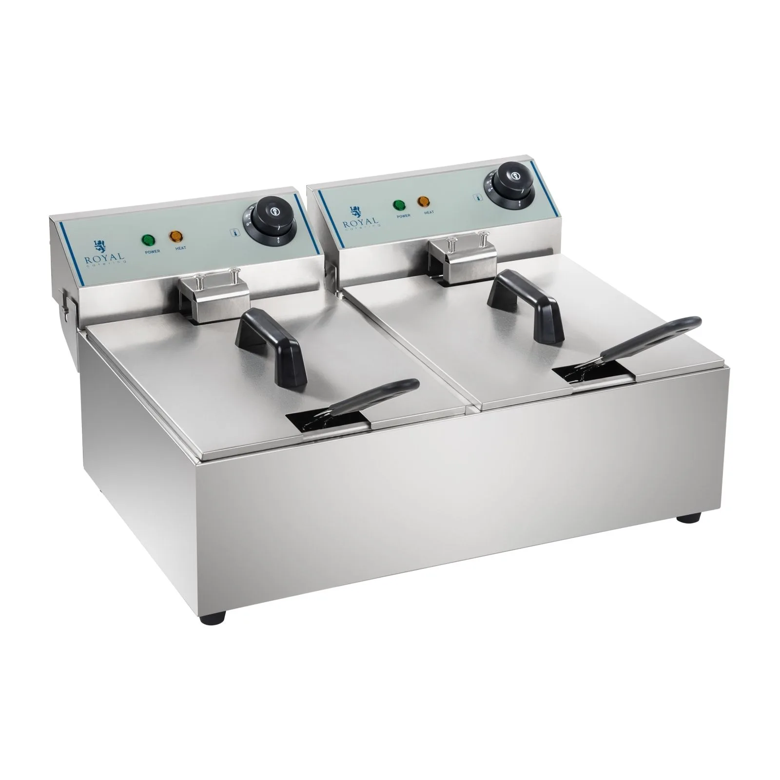 2x5 l-es dupla elektromos fritőz