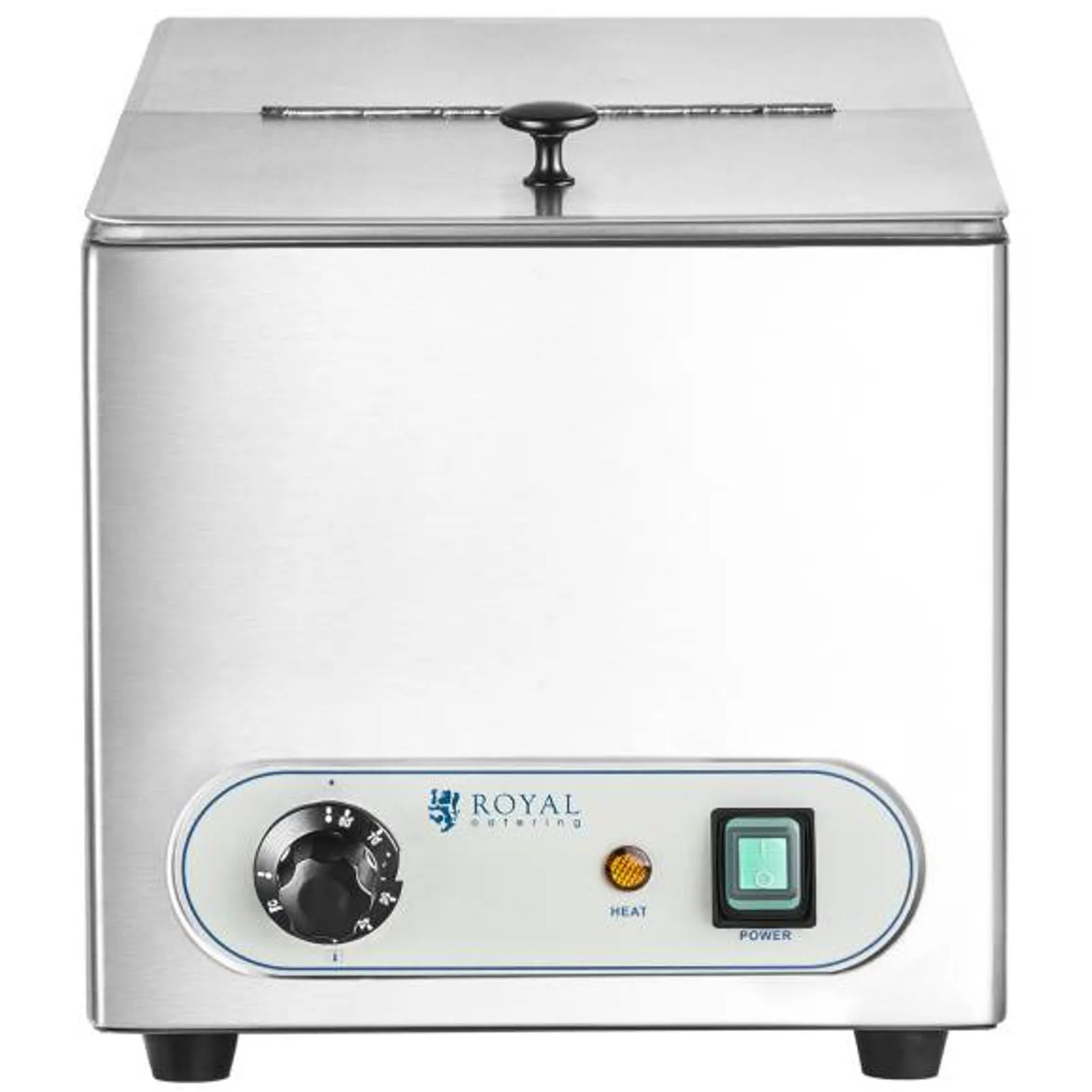 HotDog 10L 230V RCHW-1000 Royal Catering vízmelegítő hot dogokhoz és kolbászokhoz