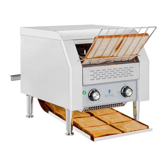 Royal Catering 2200 W-os átmenő típusú kenyérpirító