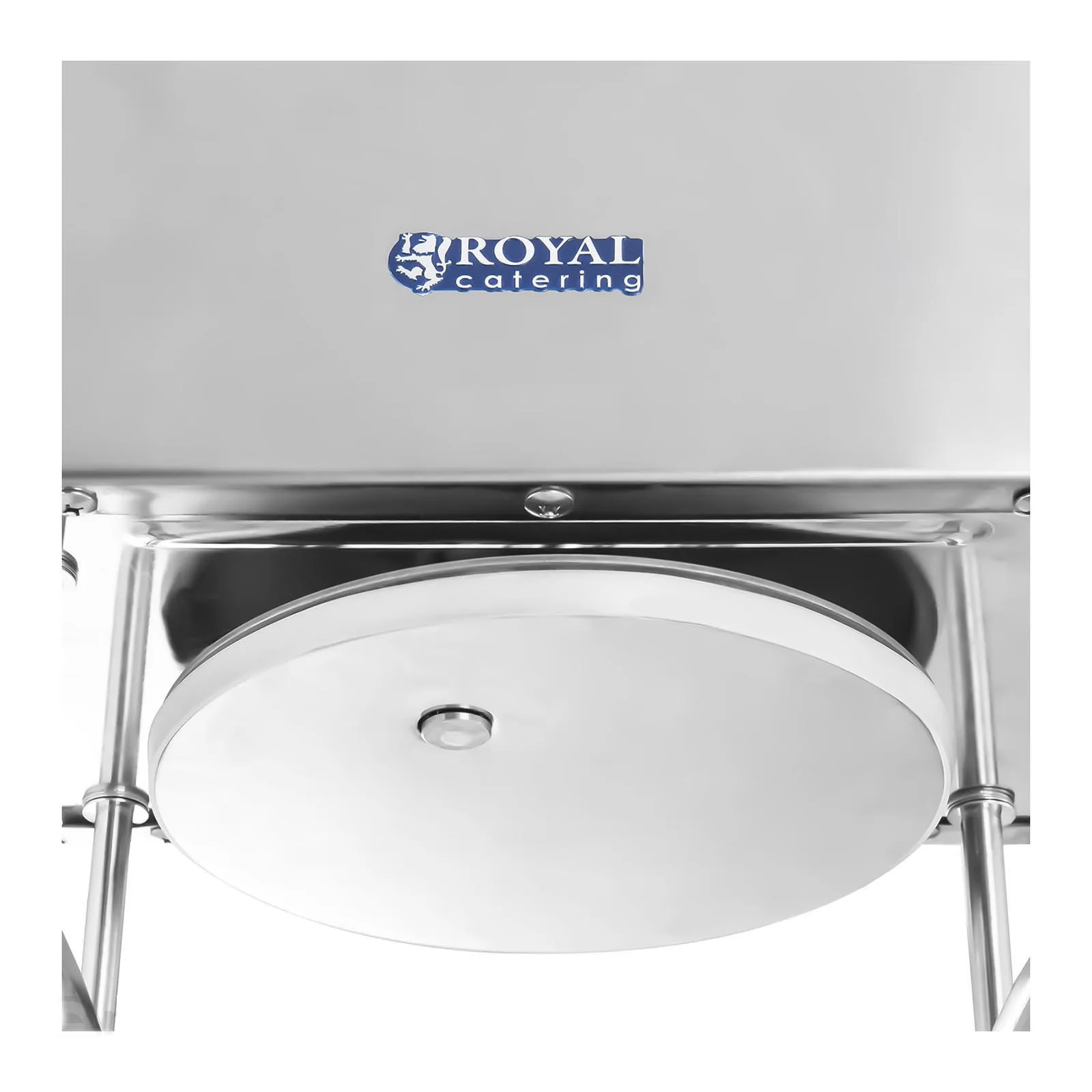 Elektrická plnička na klobásy Royal Catering s motorom + 4 x 10 l lieviky 7