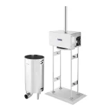 Mașină electrică de umplut cârnați Royal Catering cu motor + 4 pâlnii de 15 l 4