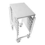 Cărucior de catering cu raft pentru transportul a 6 recipiente GN1/1 3