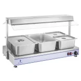 Tavă electrică compactă de încălzire cu 4 lămpi cu halogen, 2000 W, 230 V 3