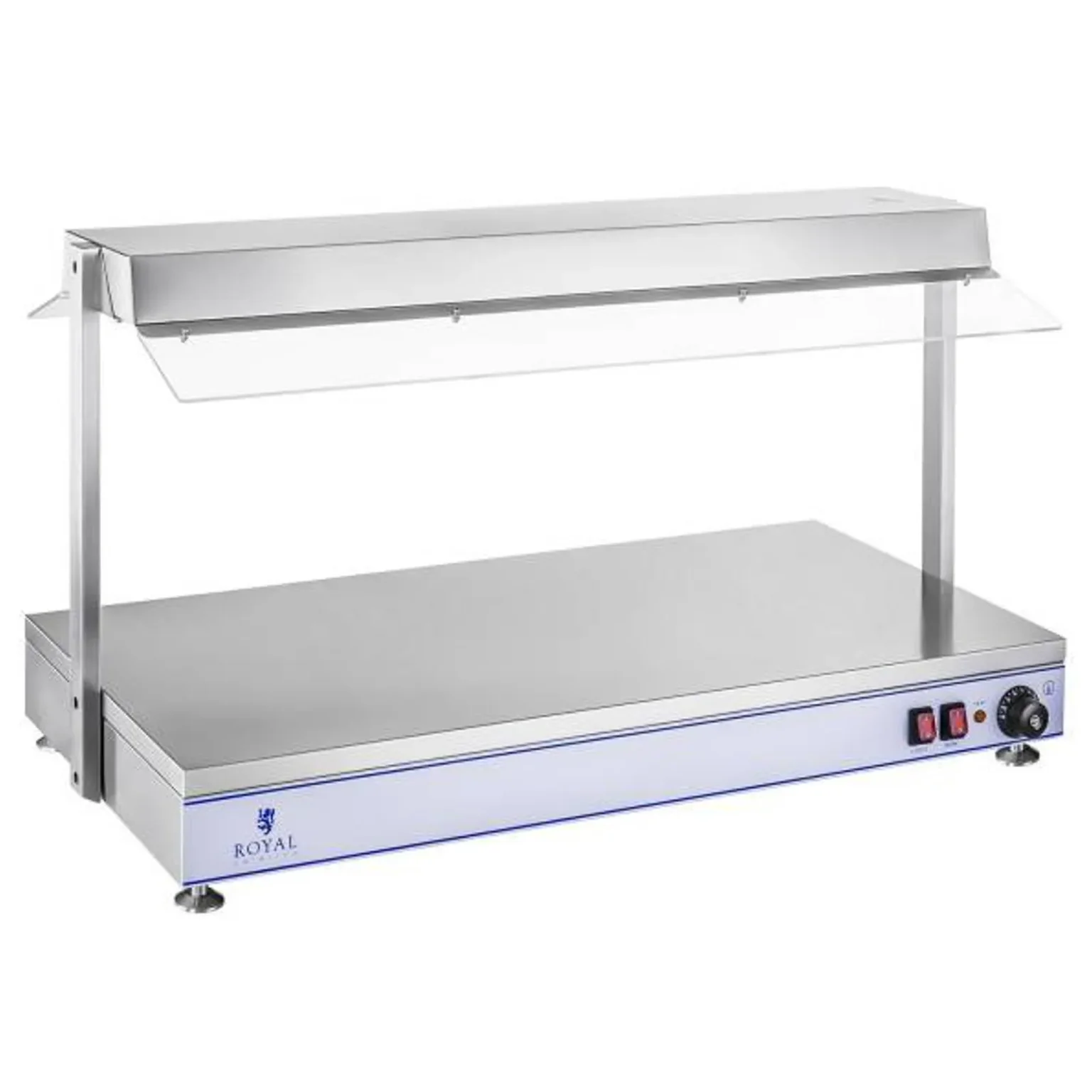 Tavă electrică compactă de încălzire cu 4 lămpi cu halogen, 2000 W, 230 V