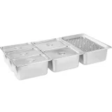 Száraz vízfürdő, víz nélkül, szabadon álló, 6 x GN 150 mm, 55 l, Royal Catering 3