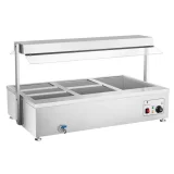 Royal Catering 6 x GN 150 mm-es, 55 literes, csapokkal ellátott, szabadon álló vízfürdő 4