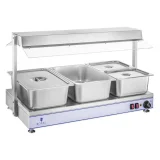 Placă de încălzire electrică compactă cu 3 lămpi cu halogen, 1550 W, 230 V 4