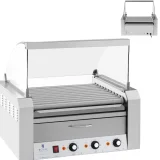 Fedeles hengergrill és melegítő fiók 20 hot doghoz, 2600 W, 230 V, Royal Catering