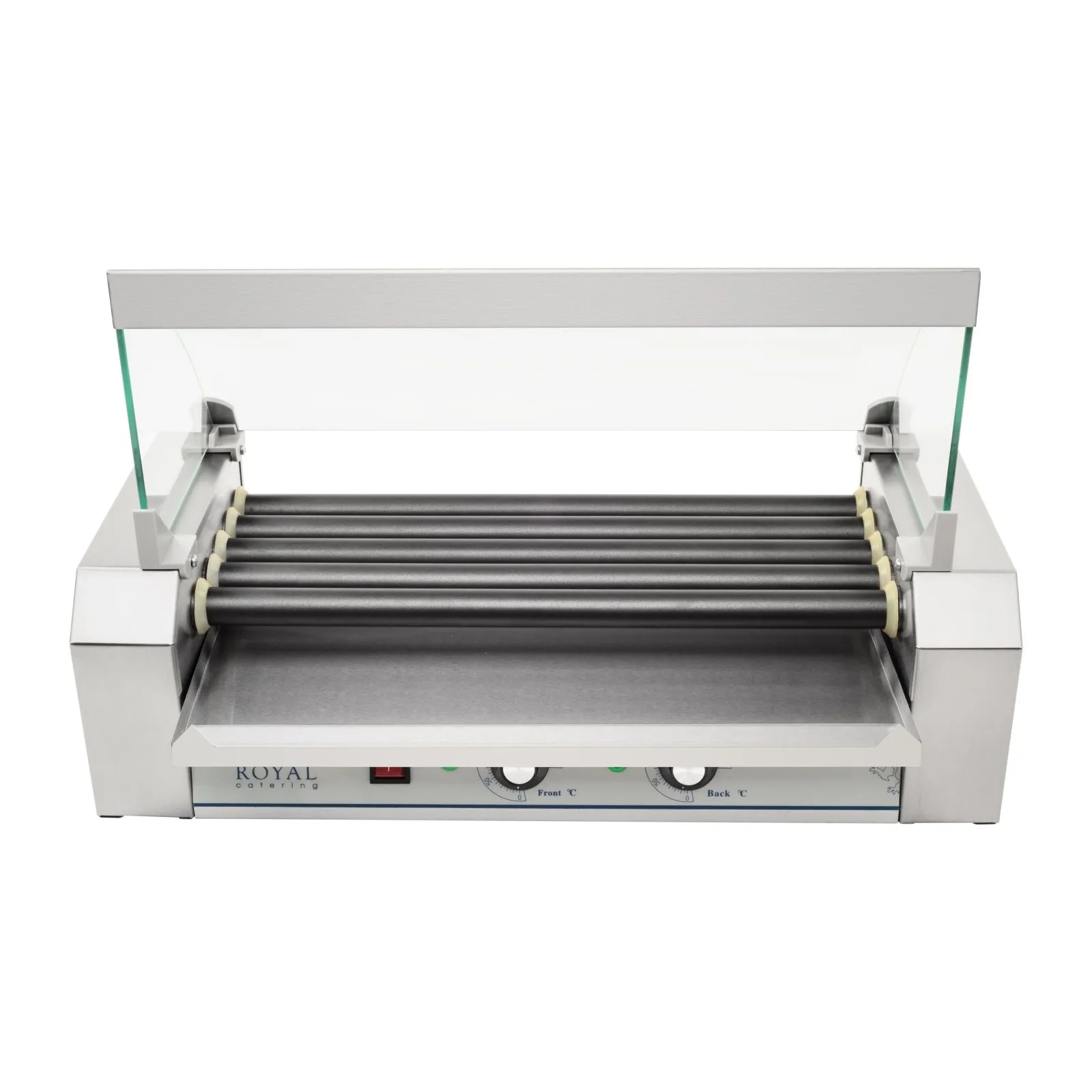 Roller grill with glass Roller grill with 5T Teflon rollers 3