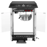 Mașină profesională de popcorn mobilă de înaltă performanță pe cărucior, 230 V, 1,6 kW, negru 6