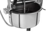 Aparat profesional de popcorn mobil de înaltă performanță pe cărucior, 230 V, 1,5 kW, roșu 5