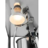 Aparat profesional de popcorn mobil de înaltă performanță pe cărucior, 230 V, 1,5 kW, roșu 8
