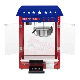 Aparat mobil de popcorn TEFLON 1600W cu cărucior 3