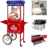 Aparat mobil de popcorn TEFLON 1600W cu cărucior