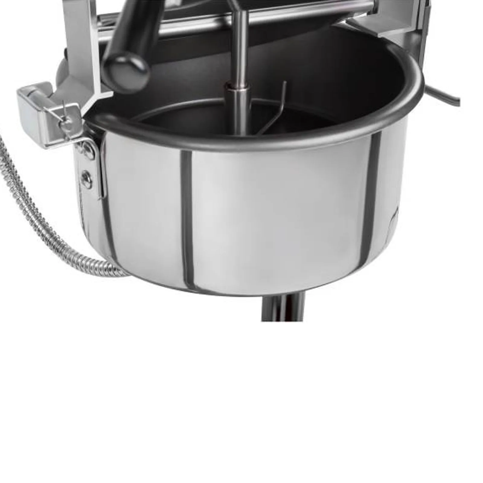 Aparat profesional de popcorn reglabil, de înaltă performanță, 230 V, 1,6 kW, negru 7