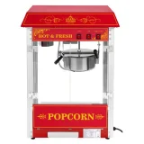 Aparat profesional de popcorn reglabil, de înaltă performanță, 230 V, 1,6 kW, roșu 2