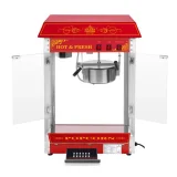 Aparat profesional de popcorn reglabil, de înaltă performanță, 230 V, 1,6 kW, roșu 3