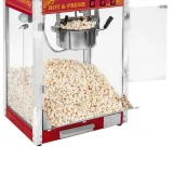 Aparat profesional de popcorn reglabil, de înaltă performanță, 230 V, 1,6 kW, roșu 4