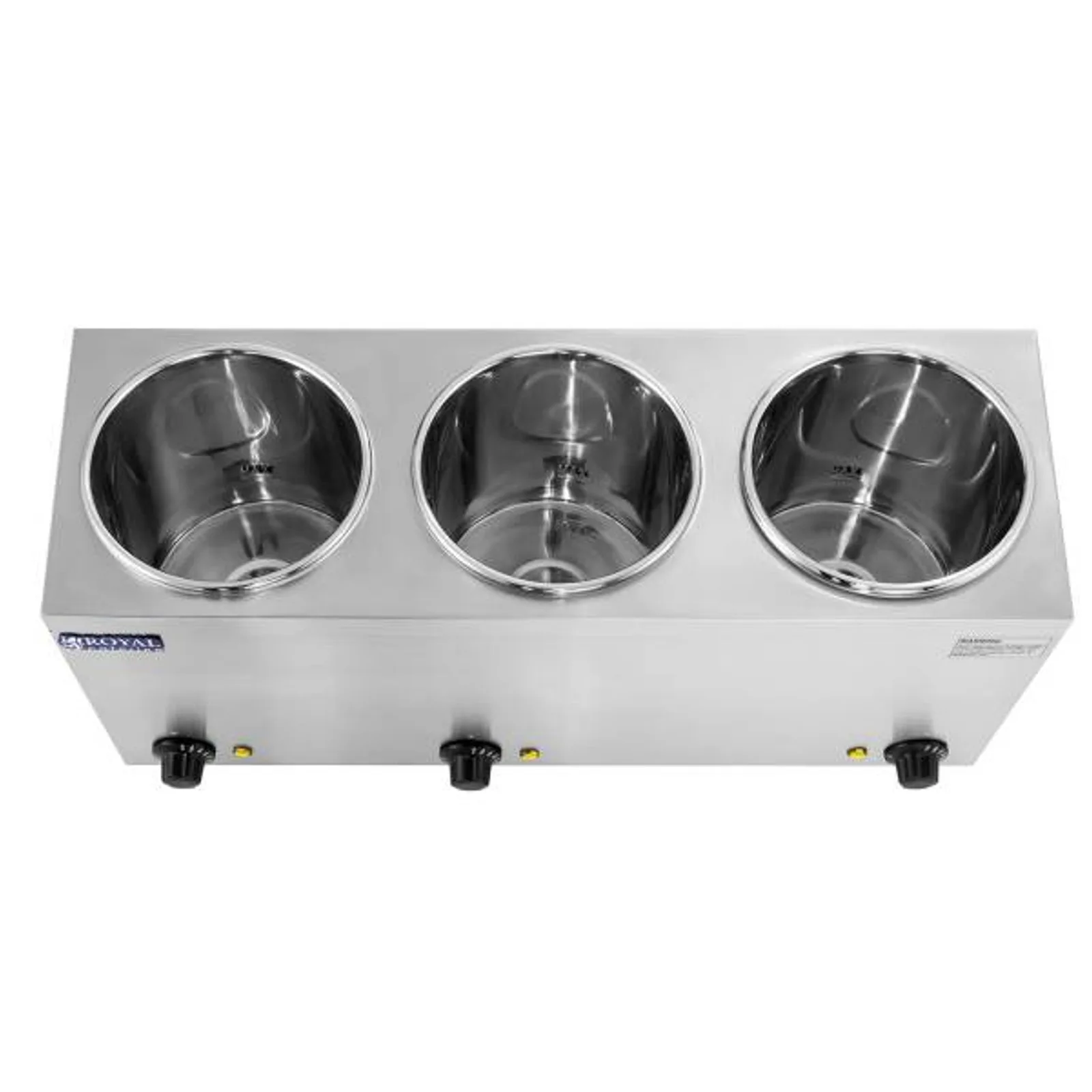 Elektromos levesmelegítő 450 W, 230 V, 3 x 3,8 l 5