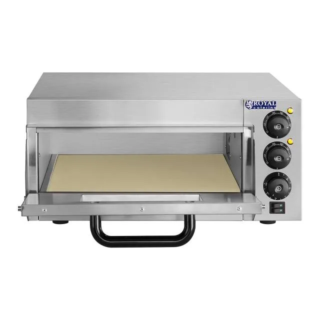 Piec do pizzy 1x40cm jednokomorowy 2000W 230V Timer 120min Royal Catering 3