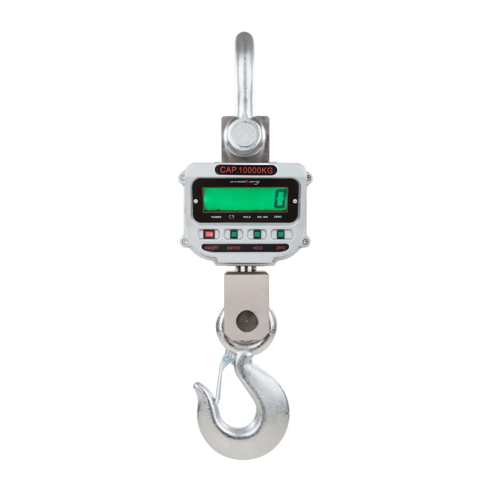 Industrial suspended hook scale for cranes or overhead cranes up to 10 tons - LCD 5