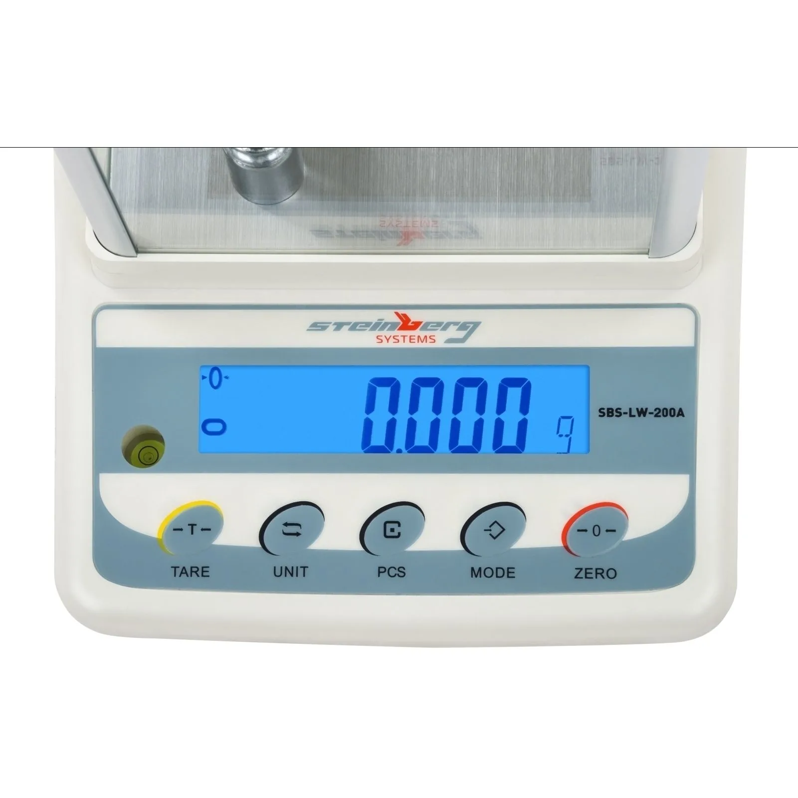 SBS-LW-200A LCD precíziós mérleg szélvédővel, pontosság 0,001 g – 200 g