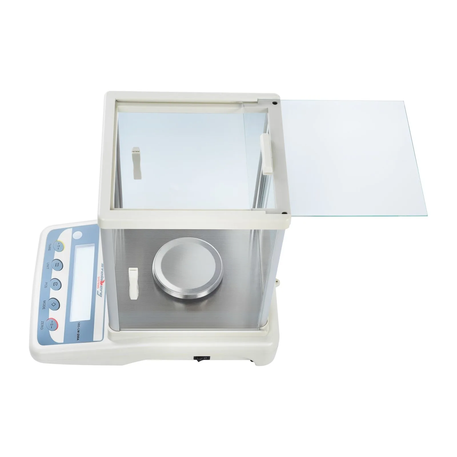 SBS-LW-200A LCD precision balance with draft shield, accuracy 0.001 g to 200 g 4