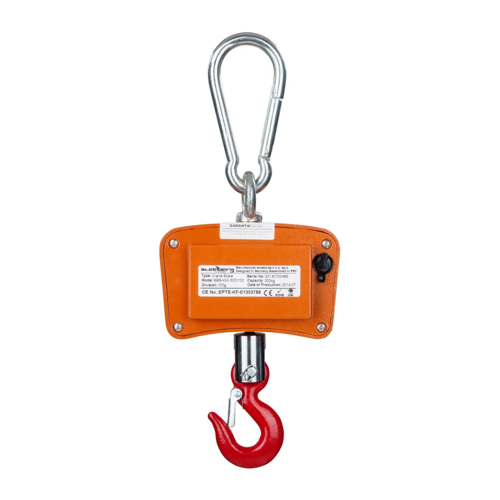 LCD agricultural and commercial hanging hook scale, up to 300 kg 4