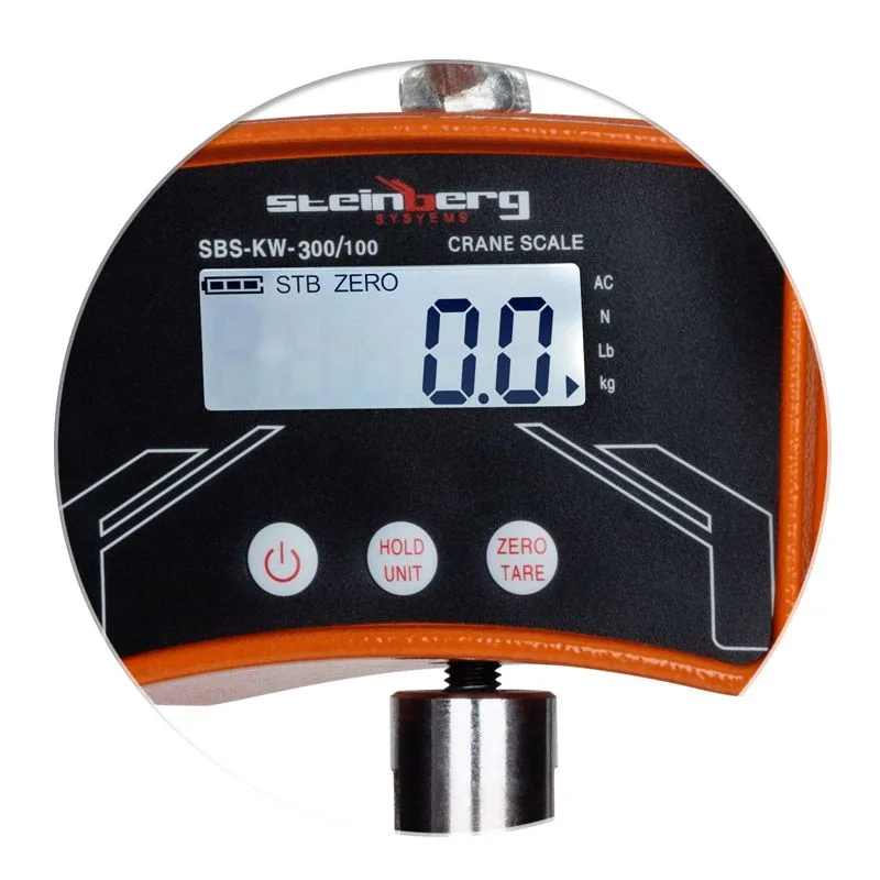 LCD agricultural and commercial hanging hook scale, up to 300 kg 5