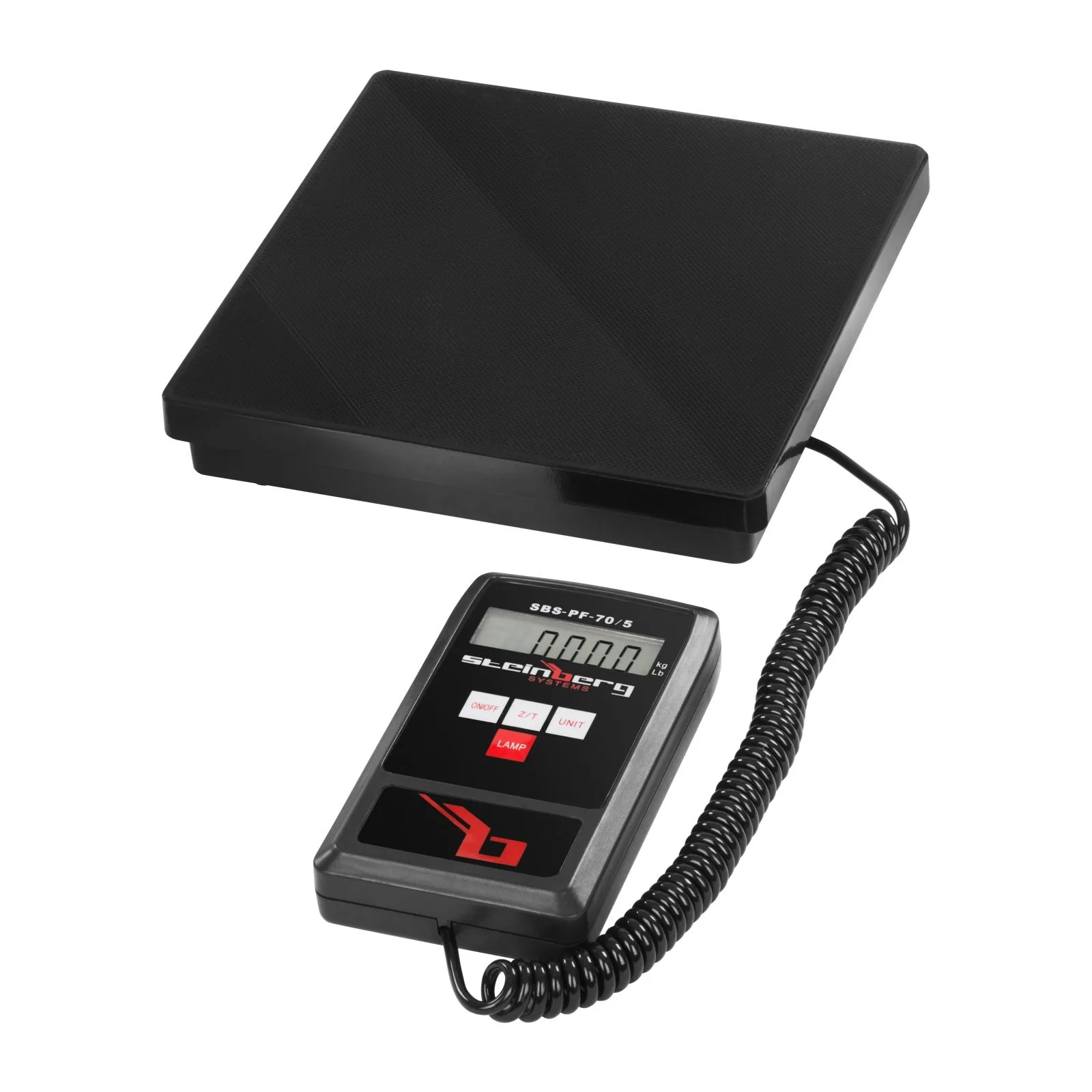 SBS-PF-70 LCD postai mérleg levelekhez és csomagokhoz, pontosság 0,005 g, teherbírás 70 kg