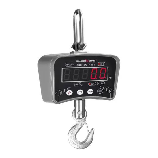 Waga hakowa wisząca podwieszana z pilotem LED do 1 Tony  / 0,2 kg 5