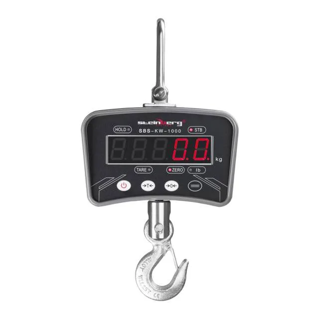 Waga hakowa wisząca podwieszana z pilotem LED do 1 Tony  / 0,2 kg 6