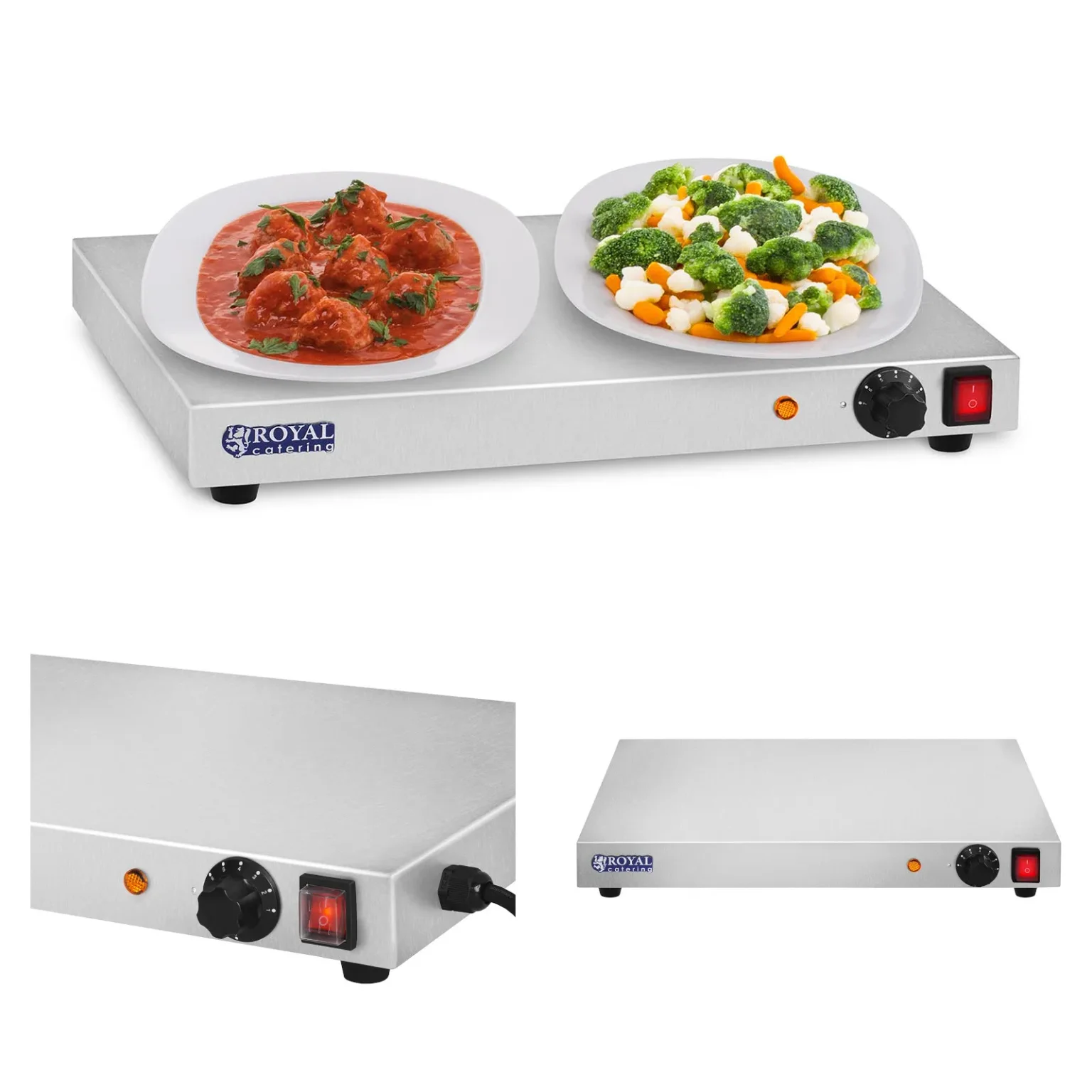 250W Royal Catering električna ploča za grijanje hrane