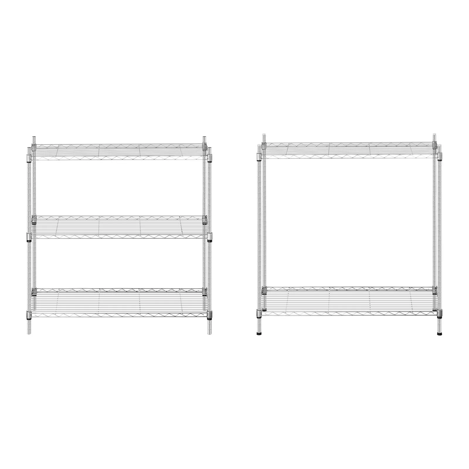 Regał magazynowy druciany ażurowy kolor szary 180x90x35cm do 150kg 5