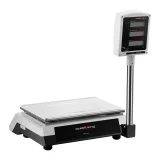 34 x 23 cm Plattformwaage für den Einzelhandel, Netzteil + Akku, 30 kg / 1 g 4